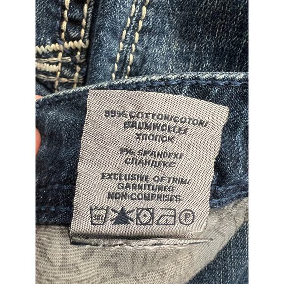 Silver Jeans Co Suki Surplus Bootcut Jeans Womens 31 Blue Low Rise Y2K Flap - Picture 11 of 15
